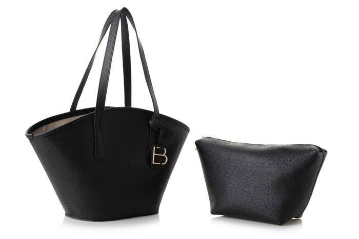 Lucky Bees Bolsa Tote Negra 1284